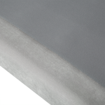 3-Sitzer Sofa Samtstoff hellgrau LOKKA