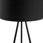 Stehlampe schwarz 157 cm Trommelform TOBOL
