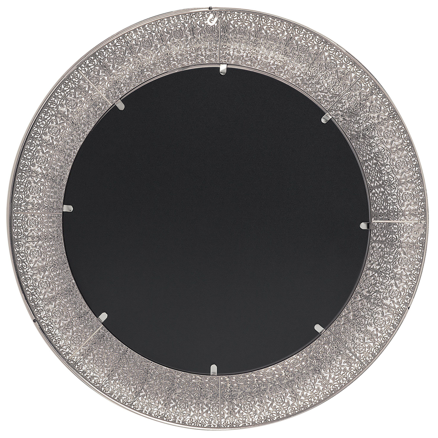Wandspiegel CHANNAY 80 cm 80 cm Metall Silber