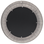 Wandspiegel CHANNAY 80 cm 80 cm Metall Silber