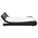 Wasserbett Kunstleder schwarz 160 x 200 cm mit LED-Beleuchtung AVIGNON