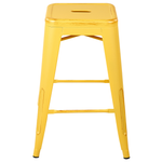 Hocker gelb-gold Höhe 60 cm 2er Set CABRILLO