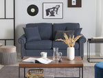 2-Sitzer Sofa dunkelgrau OTRA II