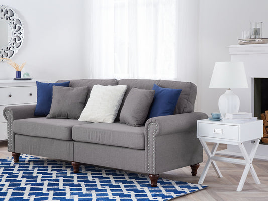 3-Sitzer Sofa hellgrau OTRA II