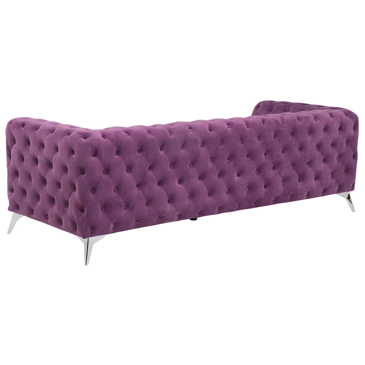 3-Sitzer Sofa Samtstoff purpur SOTRA