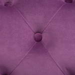 3-Sitzer Sofa Samtstoff purpur SOTRA