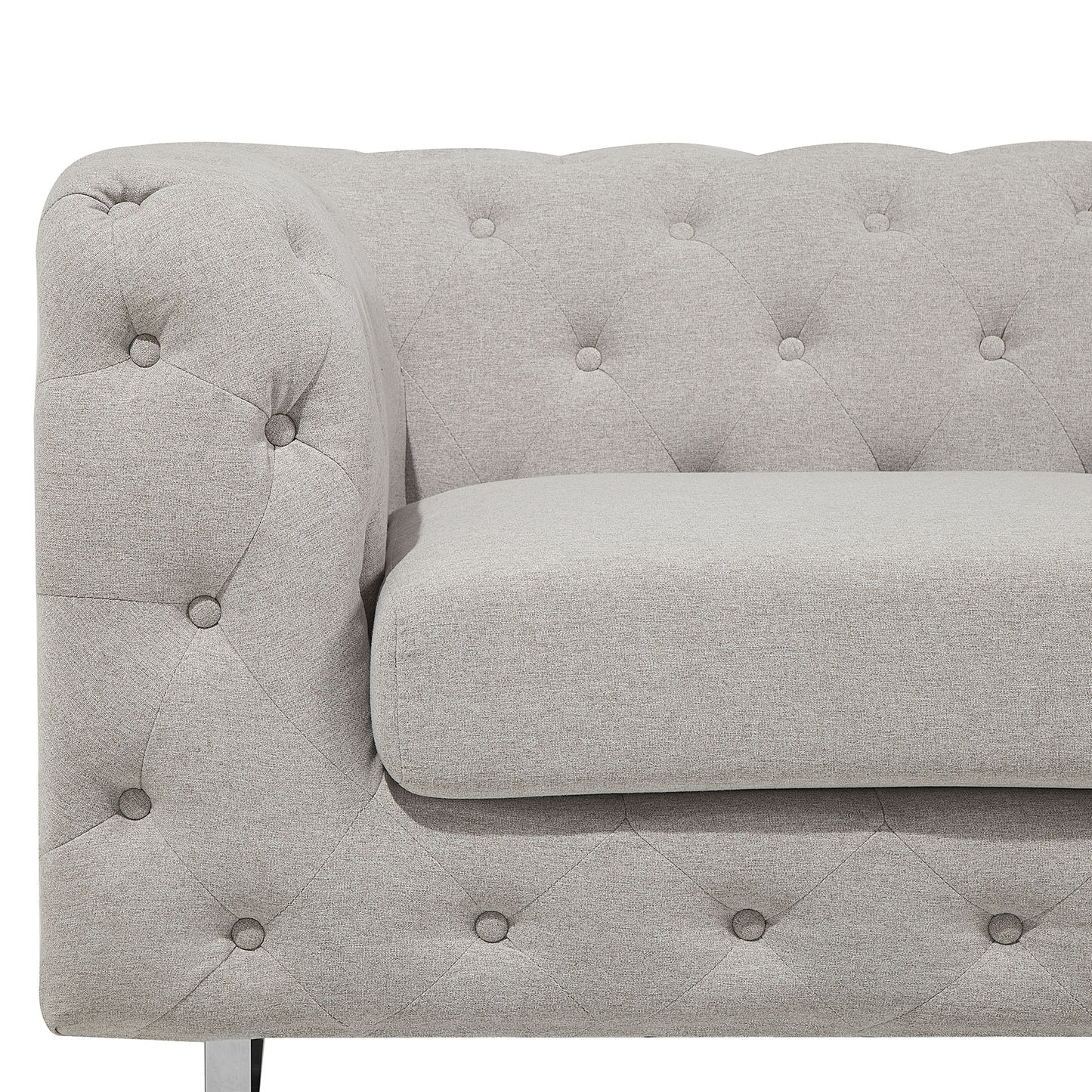 2-Sitzer Sofa beige VISSLAND