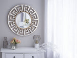 Wandspiegel FLERS 70 cm 70 cm Metall Gold