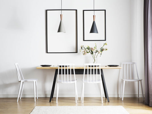 Esszimmerstuhl 2er Set VENTNOR Weiss