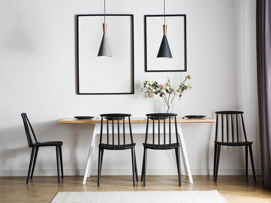 Esszimmerstuhl 2er Set VENTNOR Schwarz