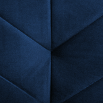 3-Sitzer Schlafsofa Samtstoff marineblau SENJA