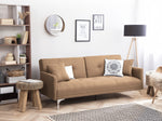 3-Sitzer Schlafsofa beige / silber LUCAN
