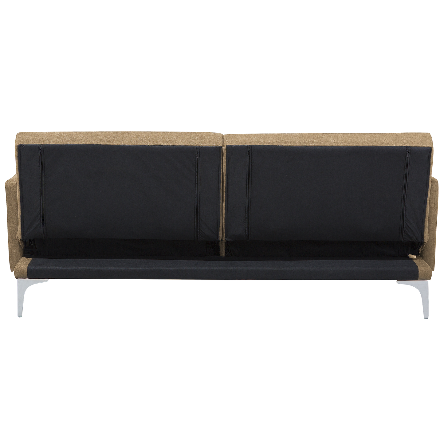 3-Sitzer Schlafsofa beige / silber LUCAN
