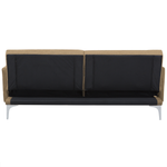 3-Sitzer Schlafsofa beige / silber LUCAN