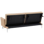 3-Sitzer Schlafsofa beige / silber LUCAN