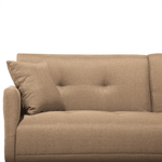 3-Sitzer Schlafsofa beige / silber LUCAN