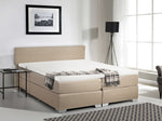 Boxspringbett Stoff PRESIDENT 180 x 200 cm Beige