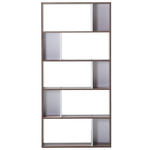 Bücherregal mit 5 Fächern ORILLA 174 cm Dunkelbraun