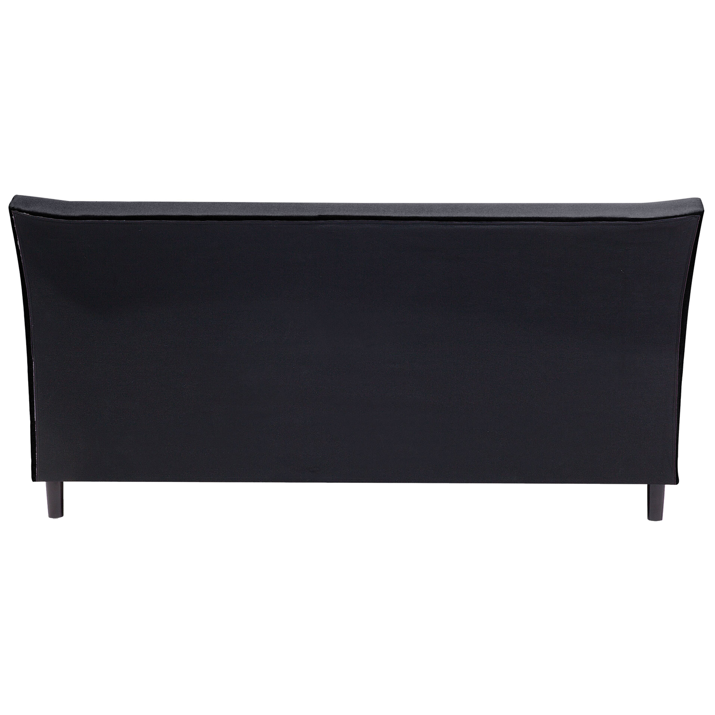 Bett mit Lattenrost Stoff SAVERNE 180 x 200 cm Dunkelgrau