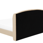Bett mit Lattenrost Stoff BORDEAUX 160 x 200 cm Beige