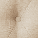Bett mit Lattenrost Stoff BORDEAUX 160 x 200 cm Beige