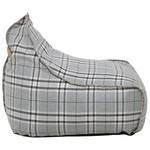 Sitzsack 200 L DROP LINEN 63 cm 75 cm Grau