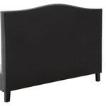 Bett mit Lattenrost Stoff MONTPELLIER 160 x 200 cm Dunkelgrau