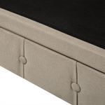 Sessel CHESTERFIELD Stoff Beige