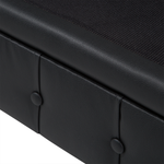 Sessel CHESTERFIELD Kunstleder Schwarz