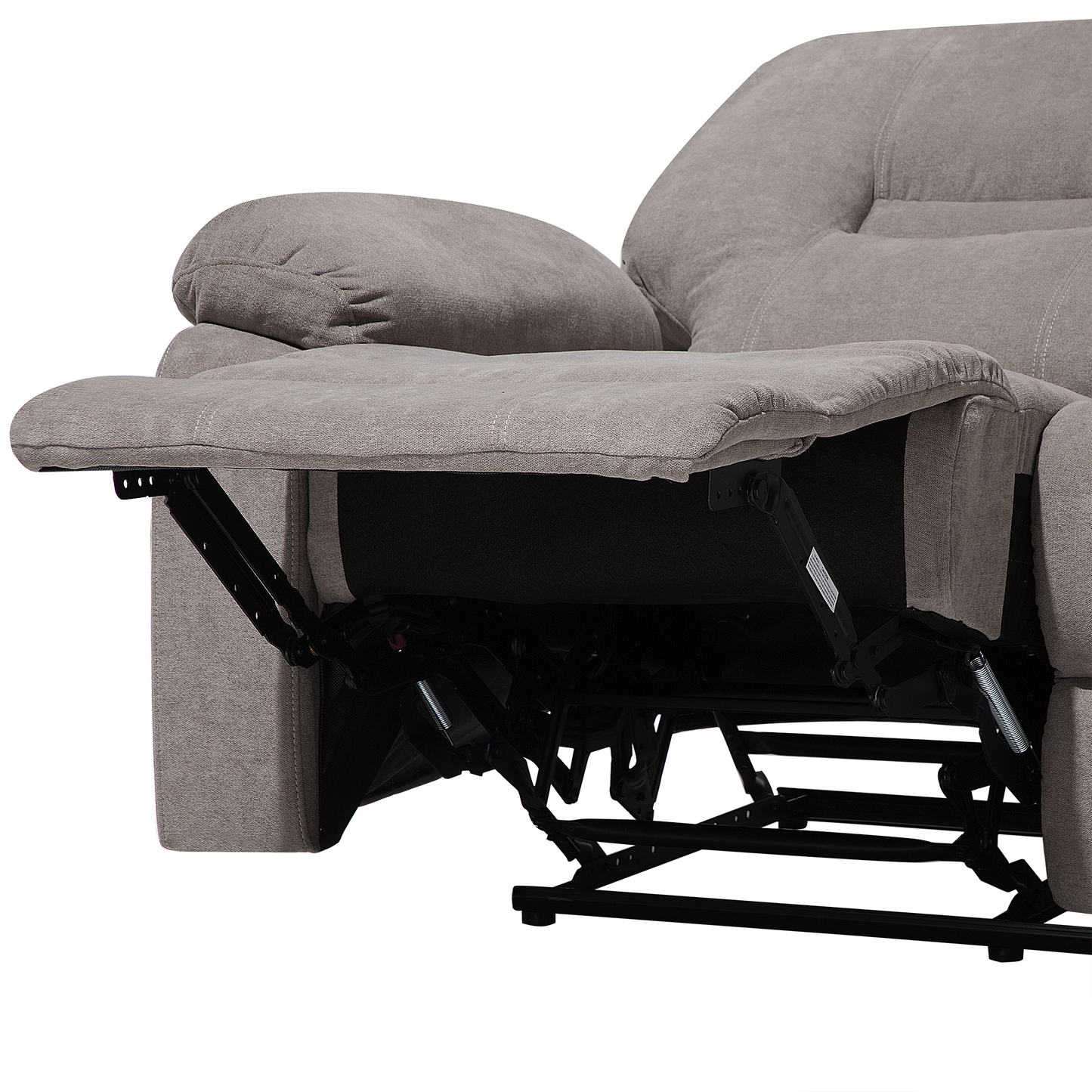 2-Sitzer Sofa Polsterbezug taupe verstellbar BERGEN