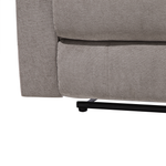 2-Sitzer Sofa Polsterbezug taupe verstellbar BERGEN