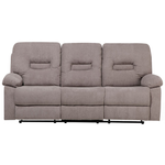 Sofa Set Polsterbezug taupe 6-Sitzer verstellbar BERGEN