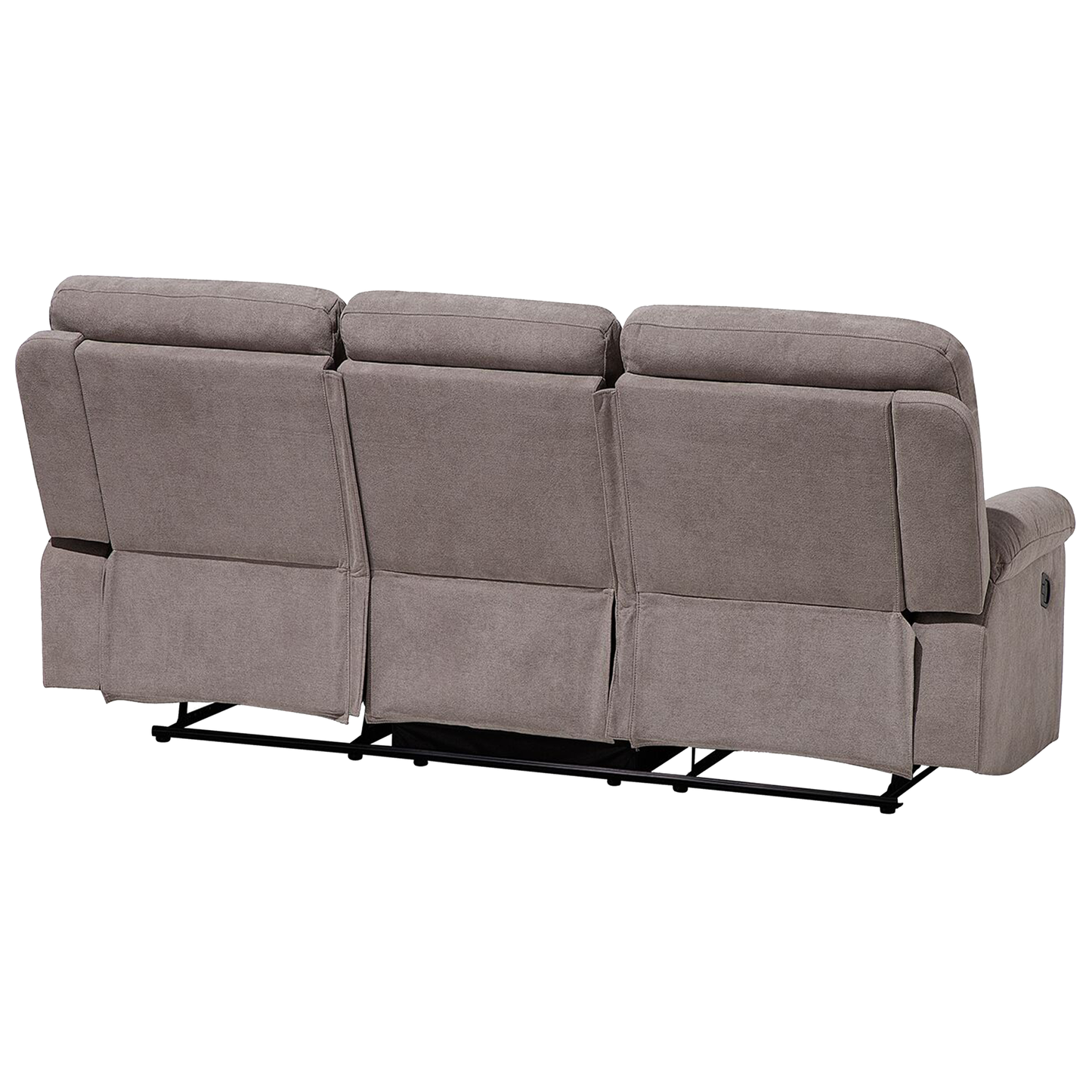 Sofa Set Polsterbezug taupe 6-Sitzer verstellbar BERGEN