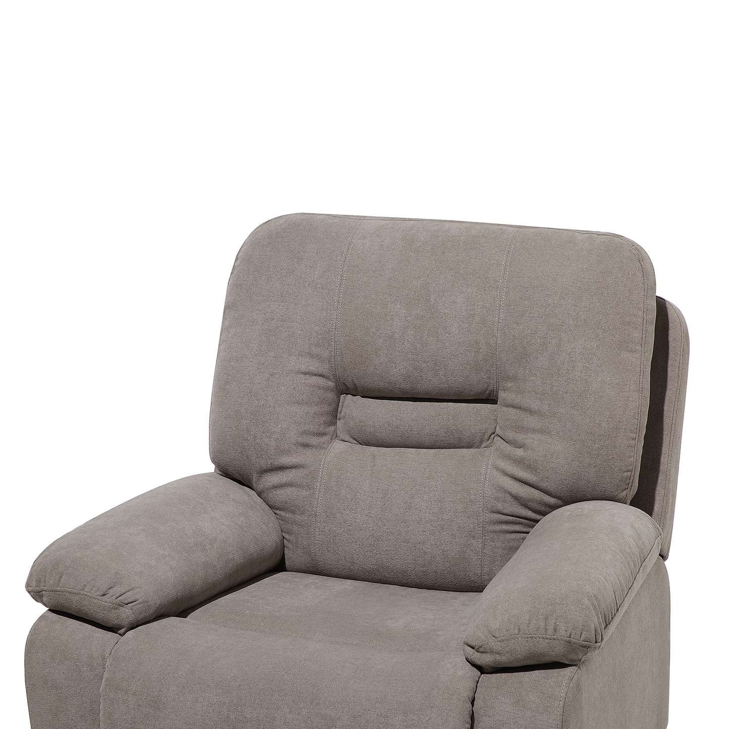 Fernsehsessel BERGEN Stoff Taupe