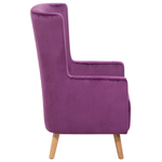 Sessel Samtstoff violett ONEIDA