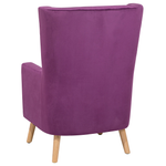 Sessel Samtstoff violett ONEIDA