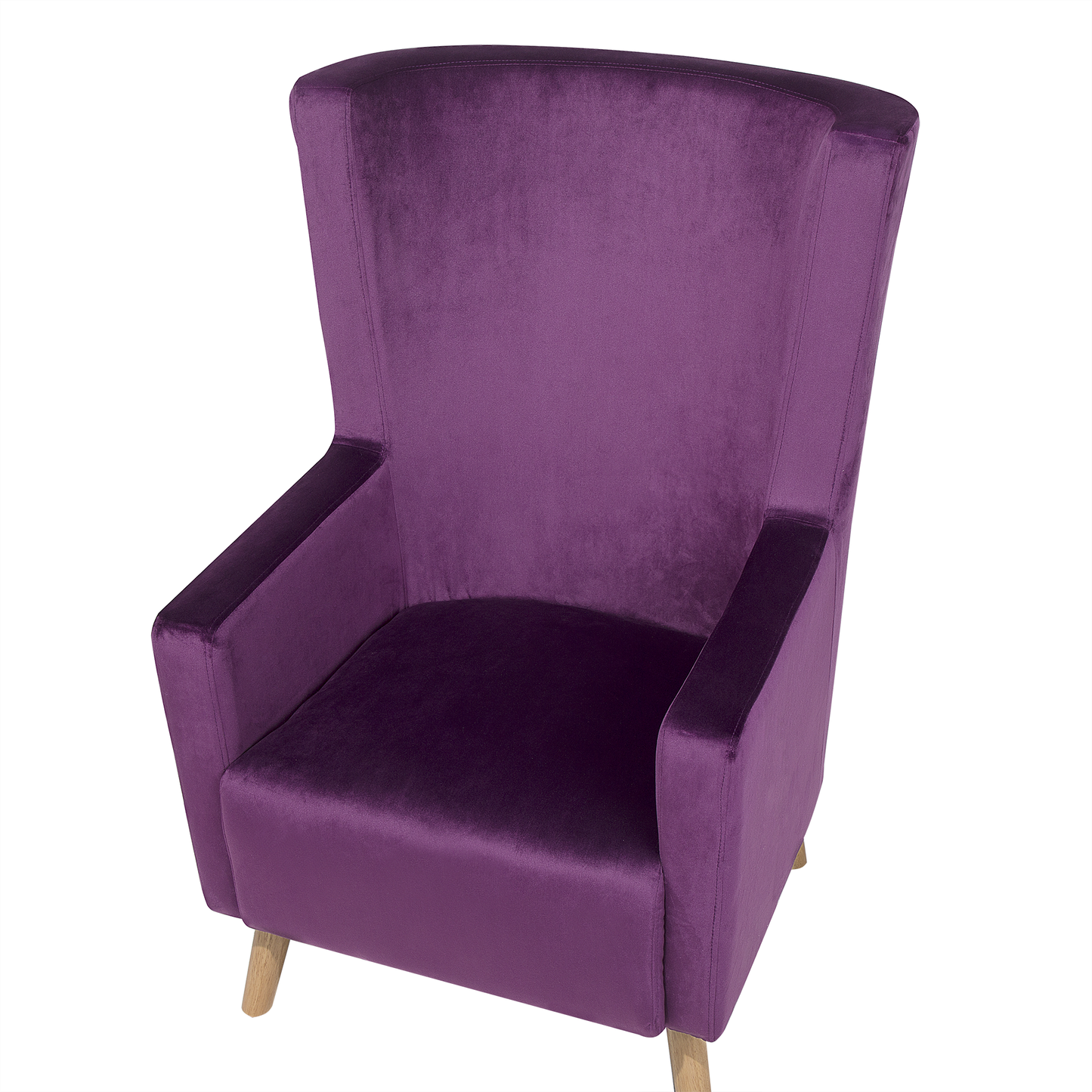 Sessel Samtstoff violett ONEIDA