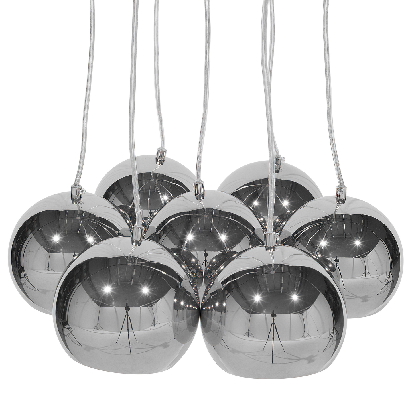 Hängelampe OLZA Metall Silber