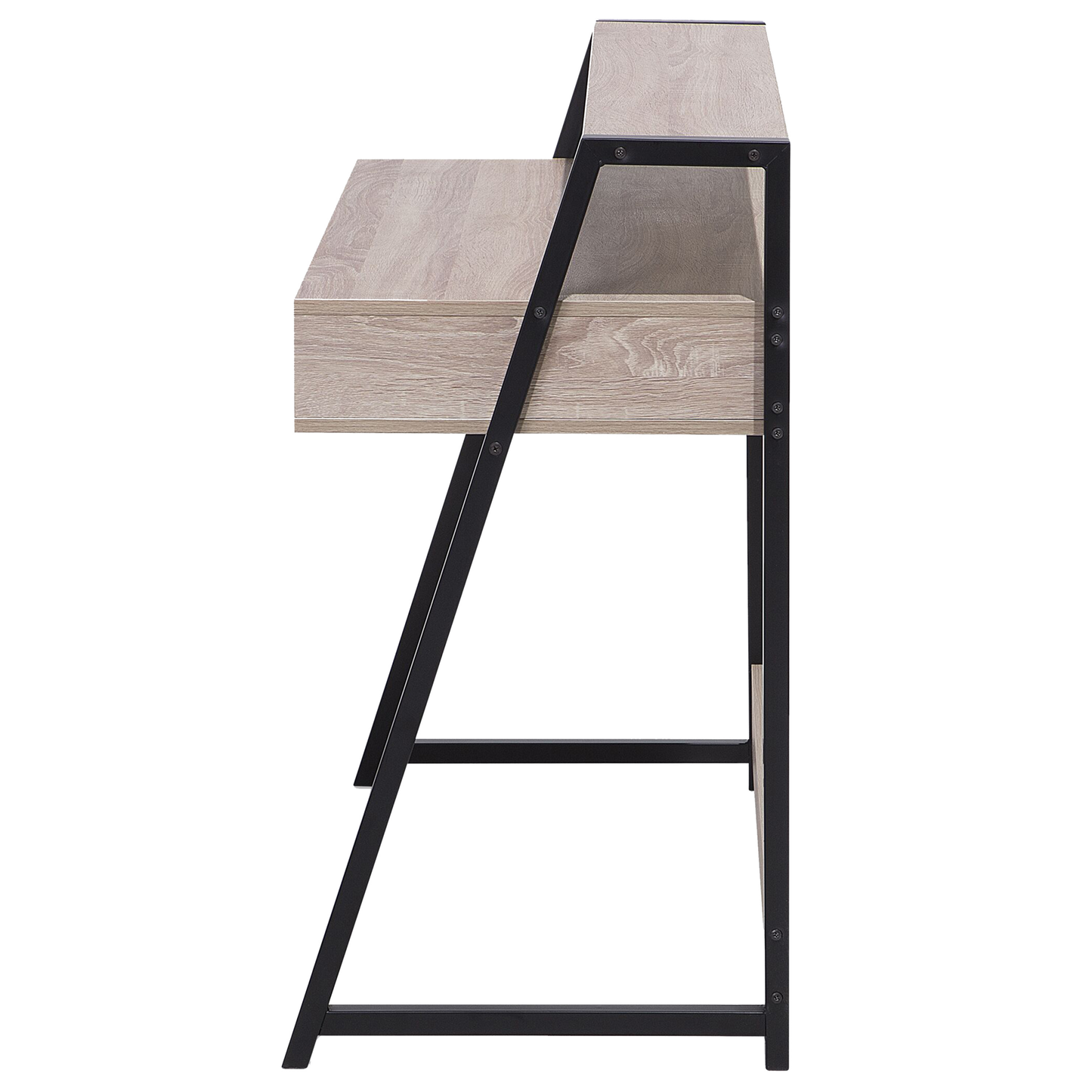 Schreibtisch heller Holzfarbton 100 x 50 cm CALVIN