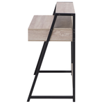 Schreibtisch heller Holzfarbton 100 x 50 cm CALVIN