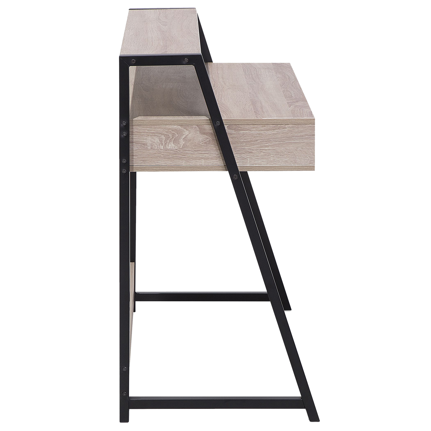 Schreibtisch heller Holzfarbton 100 x 50 cm CALVIN
