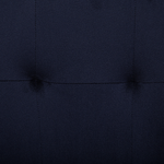 Esszimmerstuhl 2er Set JASMIN Samtstoff Dunkelblau