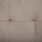 Esszimmerstuhl 2er Set JASMIN Samtstoff Taupe