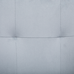 Esszimmerstuhl 2er Set JASMIN Samtstoff Hellgrau