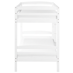 Hochbett Kiefernholz REGAT 90 x 200 cm Weiss