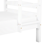 Hochbett Kiefernholz REGAT 90 x 200 cm Weiss