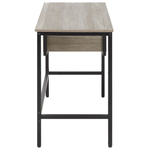 Schreibtisch heller Holzfarbton 120 x 48 cm 2 Schubladen GRANT