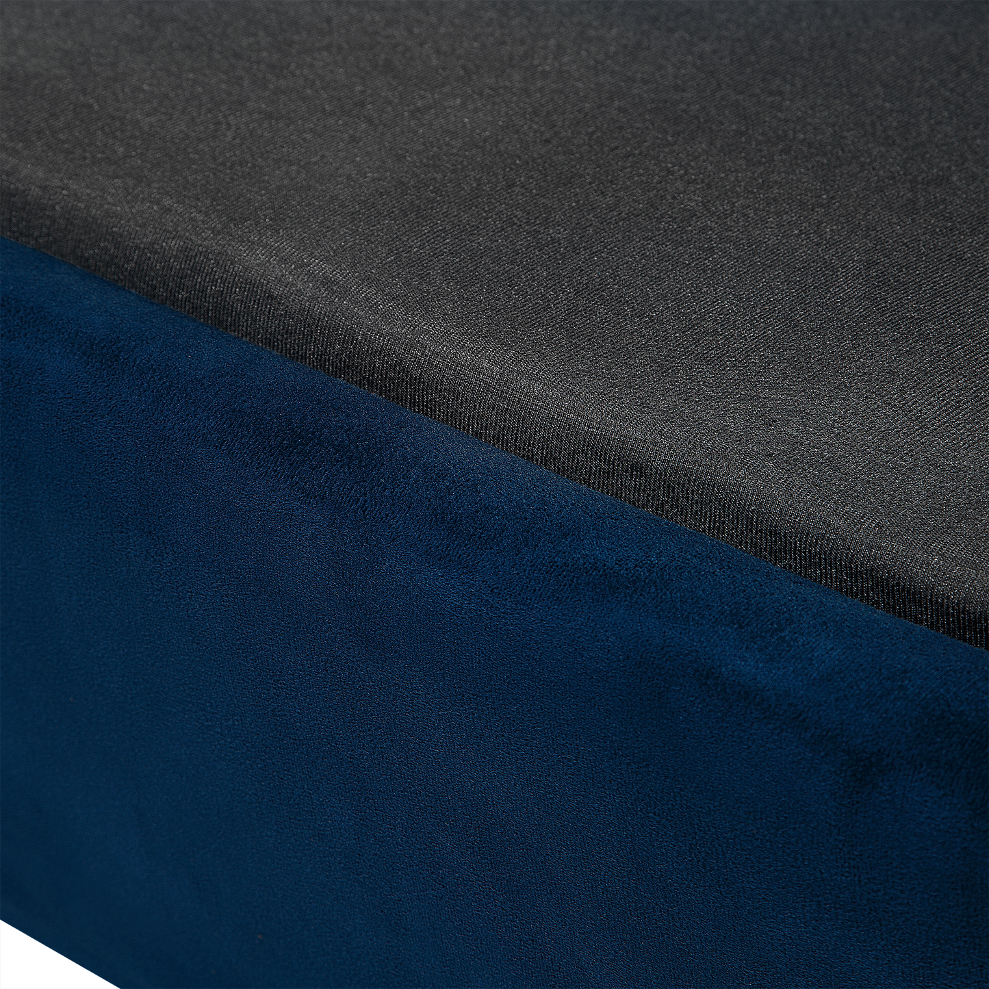 3-Sitzer Sofa Samtstoff marineblau FALUN