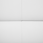 2-Sitzer Sofa Kunstleder weiss LEIRA