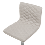 Arbeitshocker mit Rollen beige höhenverstellbar ORLANDO